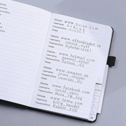 Lösenord Bok - Sluta Fråga Barnen Om ALLT.